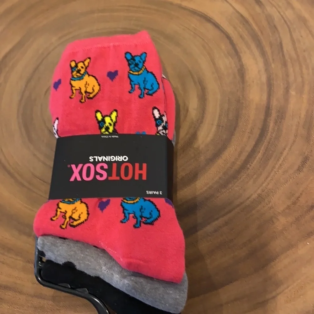 3 pairs of Hot Sox